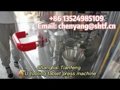 GZP-9 Machine à comprimés rotative pour laboratoire, outillage UE, 12600 comprimés/heure, 2,2 kW