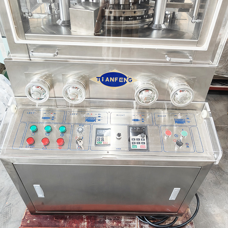 ZPW31 Machine de presse à comprimés de type rotatif à double couche ZPW31 60000 pièces / heure avec 2 mangeoires forcées