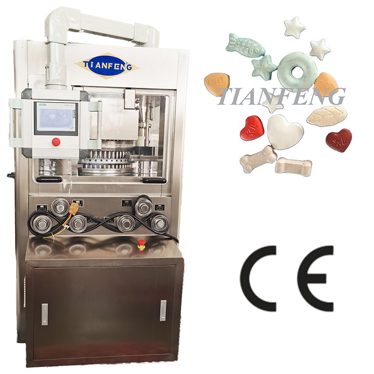 Presses automatiques à haute vitesse HSZP pour tablettes avec pré-pression de 60 KN et pression maximale de 100 KN