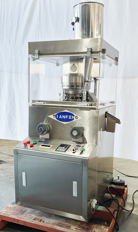 Machine de fabrication de comprimés à pression rotative automatique à grande vitesse avec moule de perforation de forme irrégulière