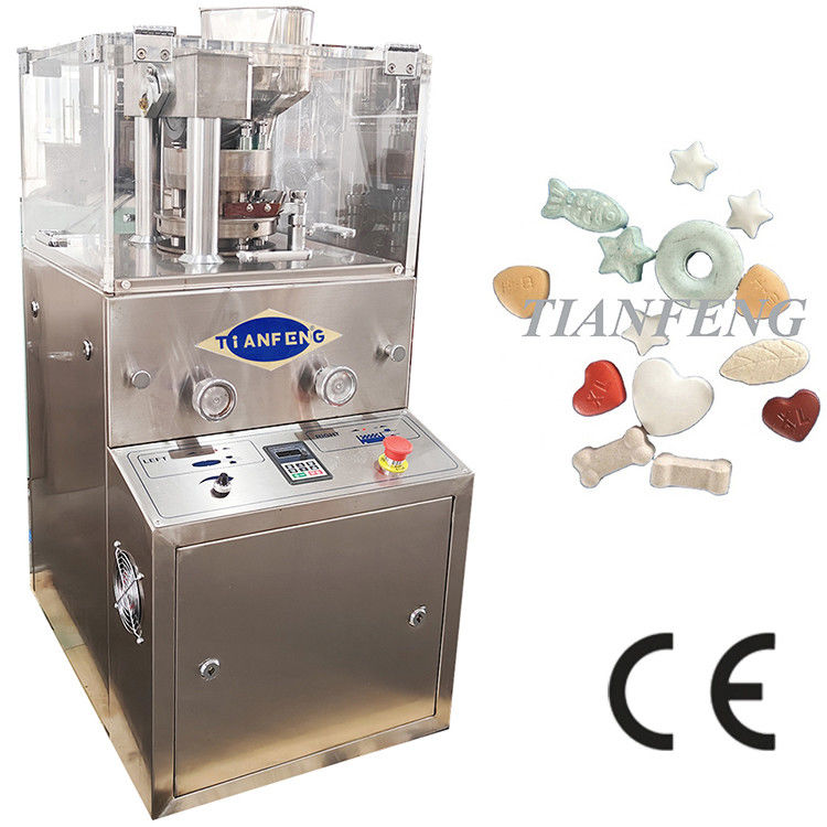 Pressure maximale 60KN Machine de pressage de comprimés rotatifs pour une épaisseur de comprimé de 2 à 6 mm dans une taille de 900x800x1800 mm