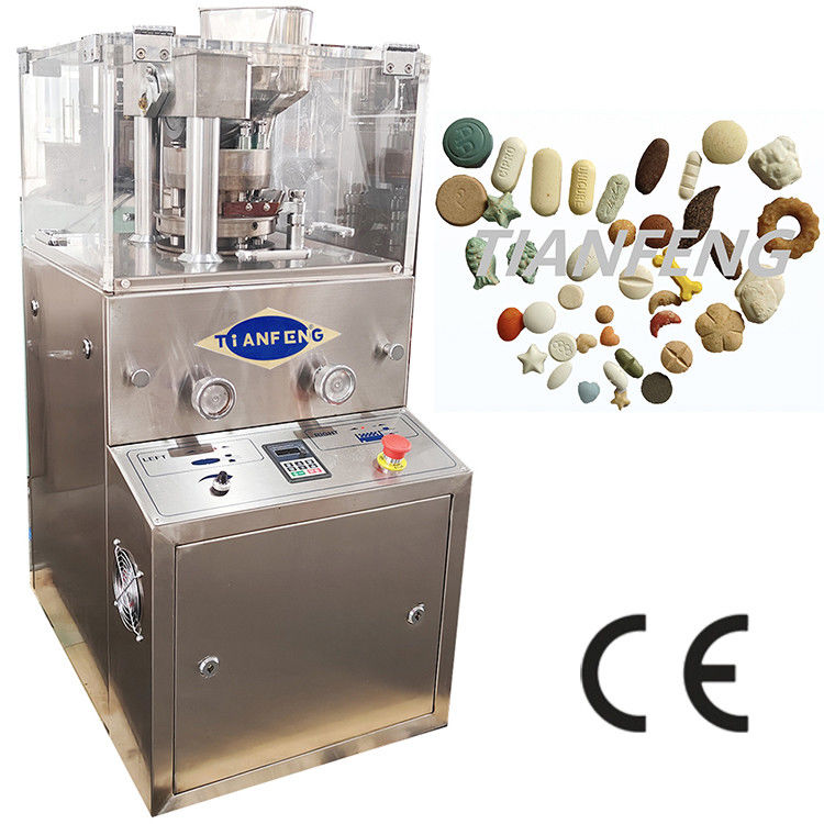 ZP5 Rotary Tablet Press Machine 2.2KW Puissance 900x800x1800mm Pour le processus de fabrication pharmaceutique