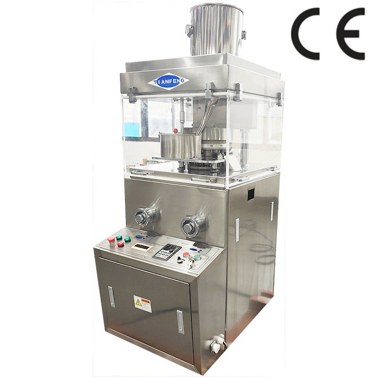 Vitesse maximale de tourelle 20-37RPM Presse rotative pour la production de comprimés Diamètre maximal de la pilule 25 mm