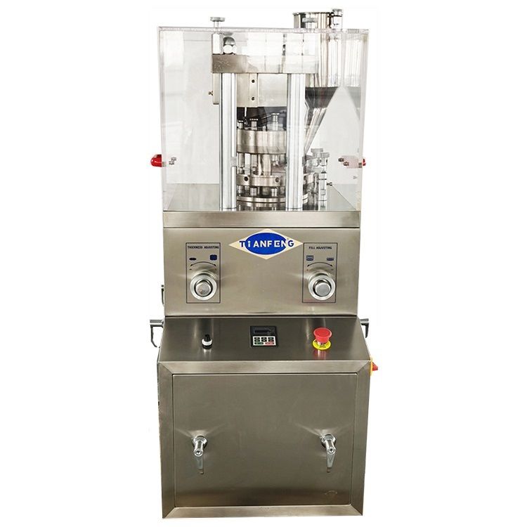 Vitesse de rotation de la tourelle 0-30 tr/min Machine à fabriquer des comprimés de camphre pour la production de pilules/comprimés