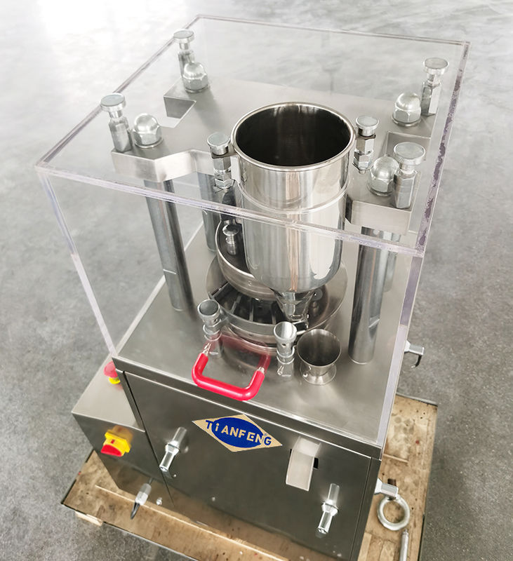 Vitesse de rotation de la tourelle 0-30 tr/min Machine à fabriquer des comprimés de camphre pour la production de pilules/comprimés