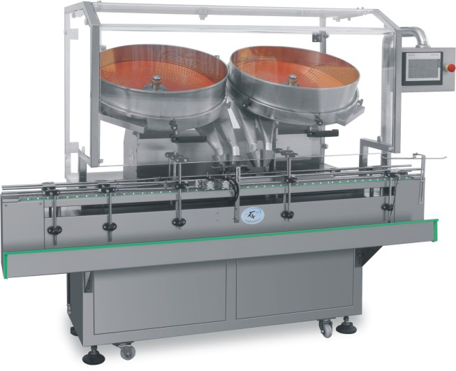 Ligne de remplissage de bouteilles de capsules haute vitesse 380V avec garantie d'un an pour bouteilles de 60 ml, 80 ml et 100 ml