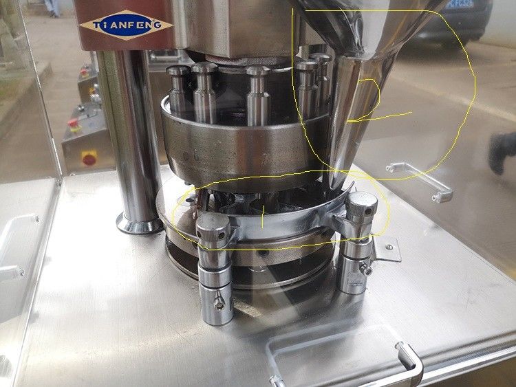 Machine de pressage de comprimés à grande vitesse ZP5/7/9 petite machine rotative avec diamètre maximal 20 mm