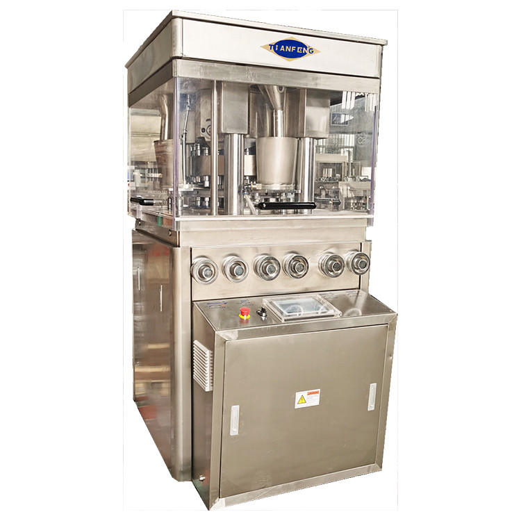 Machine électrique de compression de Tablette avec le conducteur ZPW23 de force pour trois pilules de couche