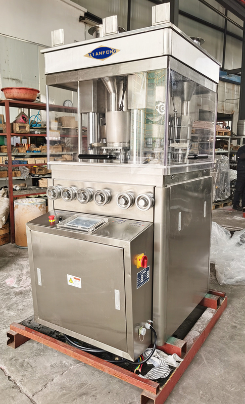 Machine rotatoire industrielle à grande vitesse de presse de compression pour la poudre de comprimé 7,5 kilowatts