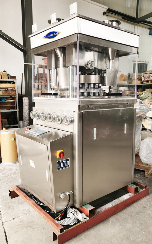 Machine électrique de compression de Tablette avec le conducteur ZPW23 de force pour trois pilules de couche