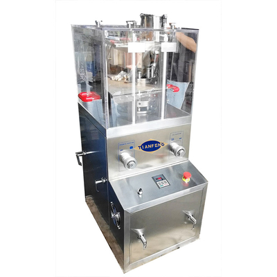 Presse rotatoire de Tablette de machine pharmaceutique de laboratoire avec le diamètre 20mm de la pression 60KN
