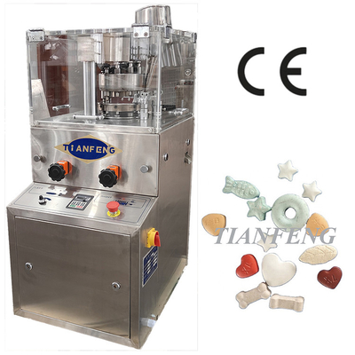 220V / 380V machine à comprimés rotative Max. épaisseur de la tablette 6 mm 600 * 540 * 1200 mm