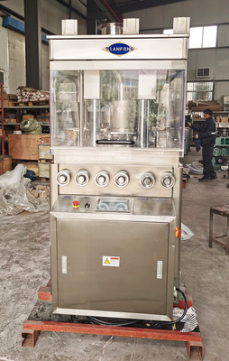 Machine rotatoire industrielle à grande vitesse de presse de compression pour la poudre de comprimé 7,5 kilowatts
